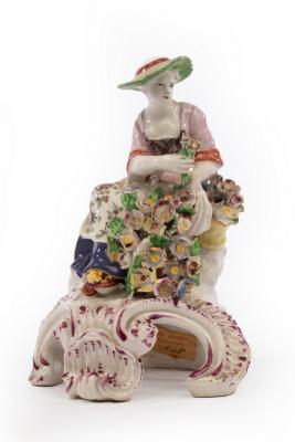 A Bow figure of Spring, the