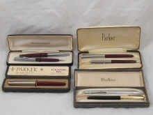 A boxed Parker pen and pencil a