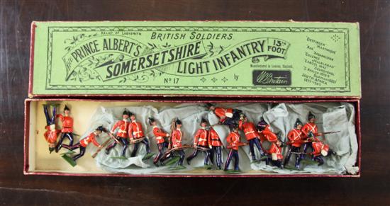 A boxed set of Britains lead