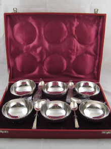 A boxed set of six 10 cm diameter