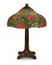 A BRADLEY & HUBBARD TABLE LAMP