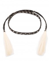 A BRAIDED HORSEHAIR BELT/HATBA