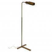 A BRASS ADJUSTABLE FLOOR READI
