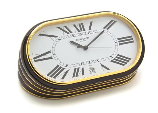 A Brass and Faux Tortoise Shell