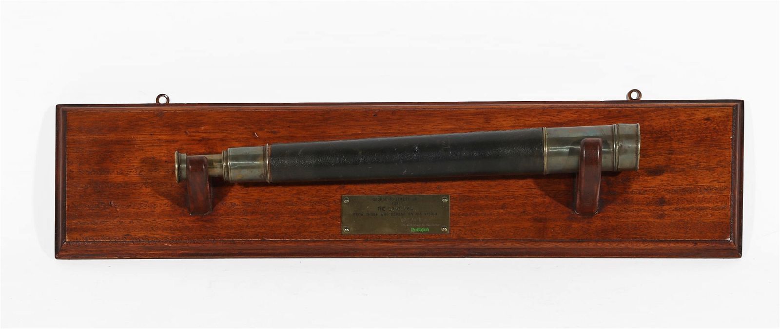 A BRASS AND LEATHER 1 1/2IN
