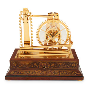 A Brass Congreve Waterwheel Clock