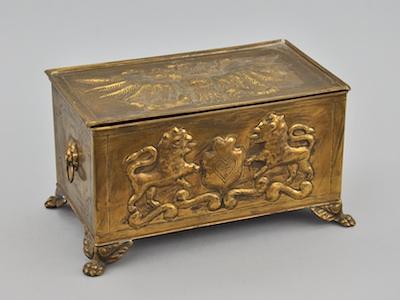 A Brass Plated Hand Made Humidor