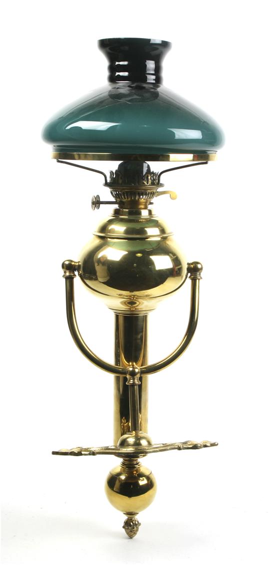 A Brass Ship's Fluid Sconce