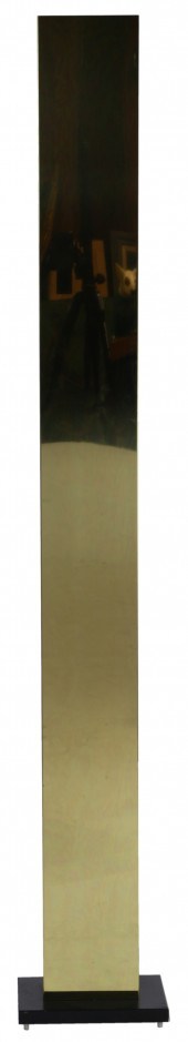A BRASS "SKYSCRAPER" HALOGEN F