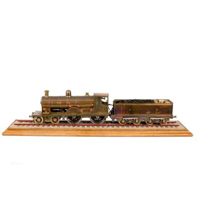 A brass working steam model of a