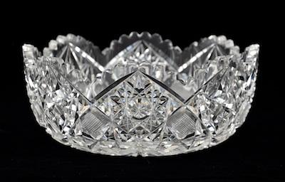 A Brilliant Cut Glass Bowl