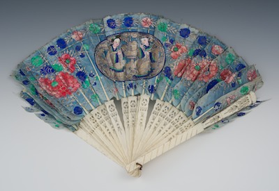 A Brise Fan Chinese Late Ching