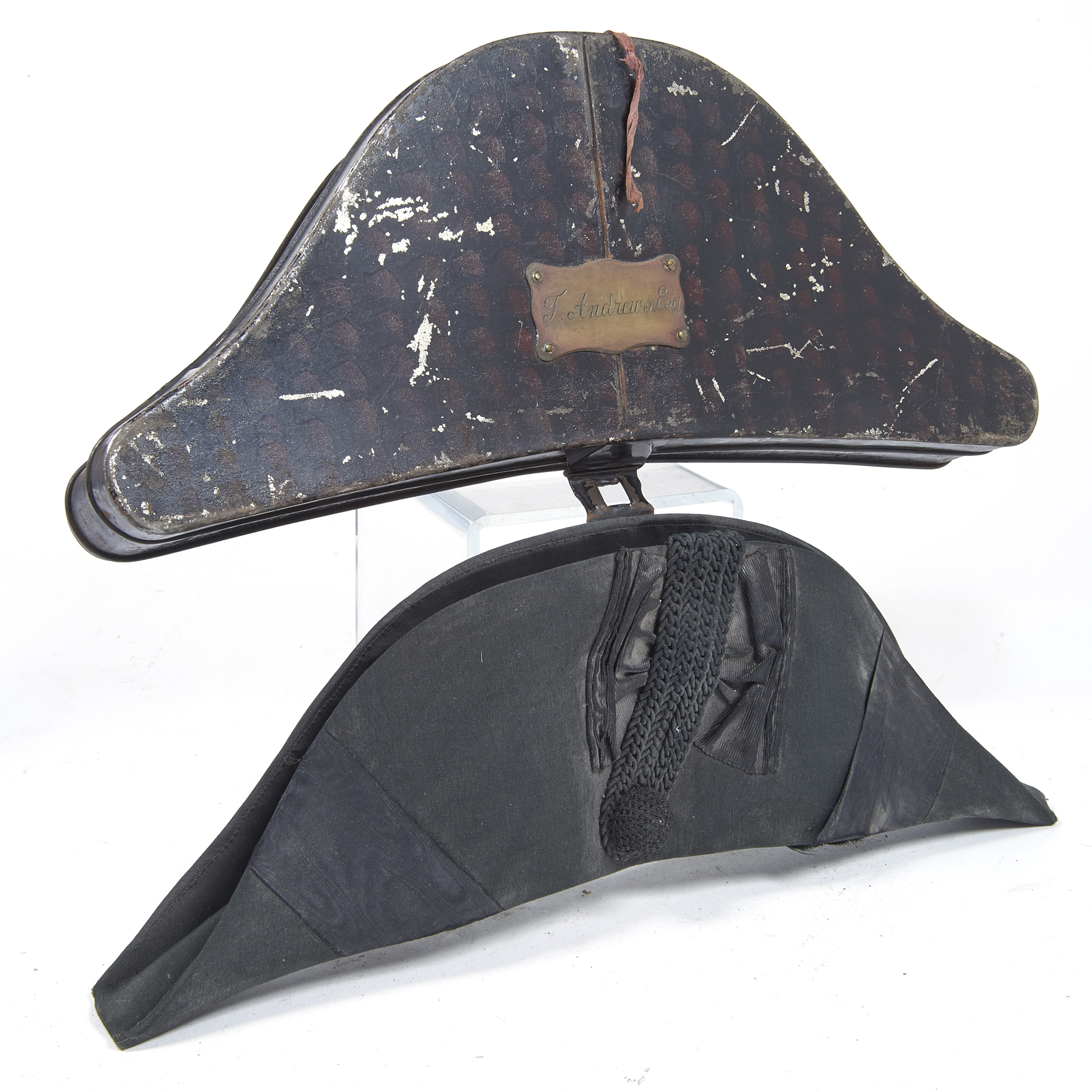A BRITISH COURT DRESS COCKED HELMET