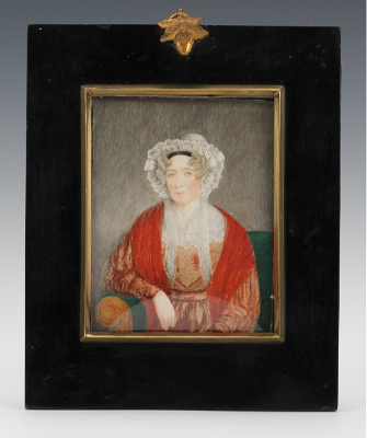 A British Miniature Portrait of