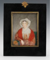 A British Miniature Portrait o