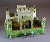 A British Model Of A Fort & 14
