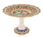 A BRITISH PORCELAIN CAKE STAND