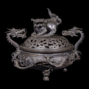 A Bronze Censer MEIJI PERIOD,