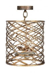 A BRONZE CYCLONE LANTERN, VAN