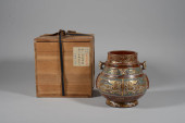 A BRONZE-EFFECT GLAZE 'TAOTIE'
