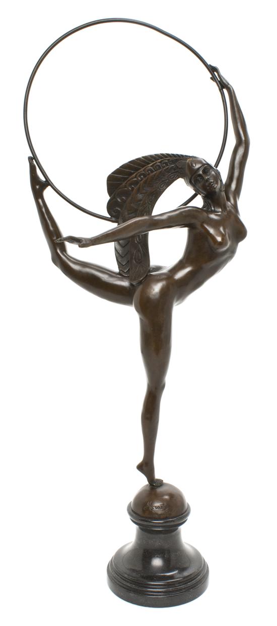 A Bronze Figure of a Woman