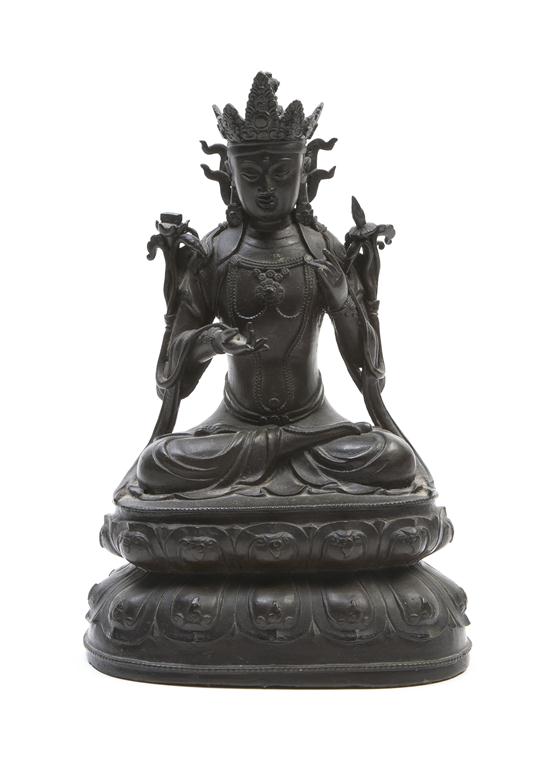 A Bronze Figure of a Buddha