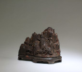 A BRONZE INCENSE DIFFUSER<br>A