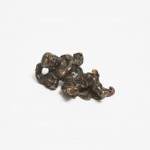 A Bronze 'Liu Hai and Toad' Pa
