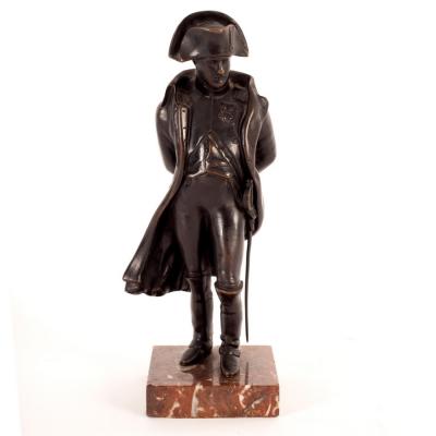 A bronze of Napoleon, 23cm high