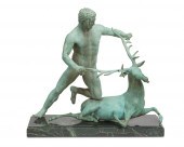 A BRONZE OF THE THIRD LABOR OF