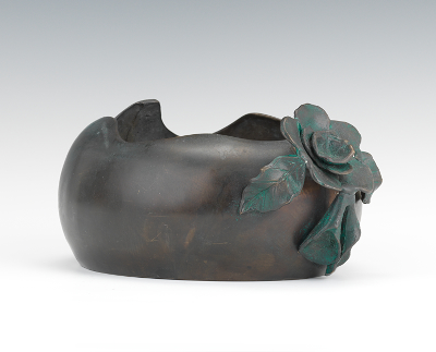 A Bronze Planter Bronze with