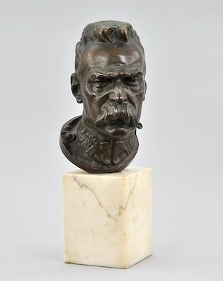 A Bronze Portrait Bust of Jozef