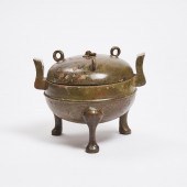 A Bronze Ritual Tripod Vessel
