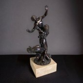 A BRONZE SCULPTURE AFTER GIAMB
