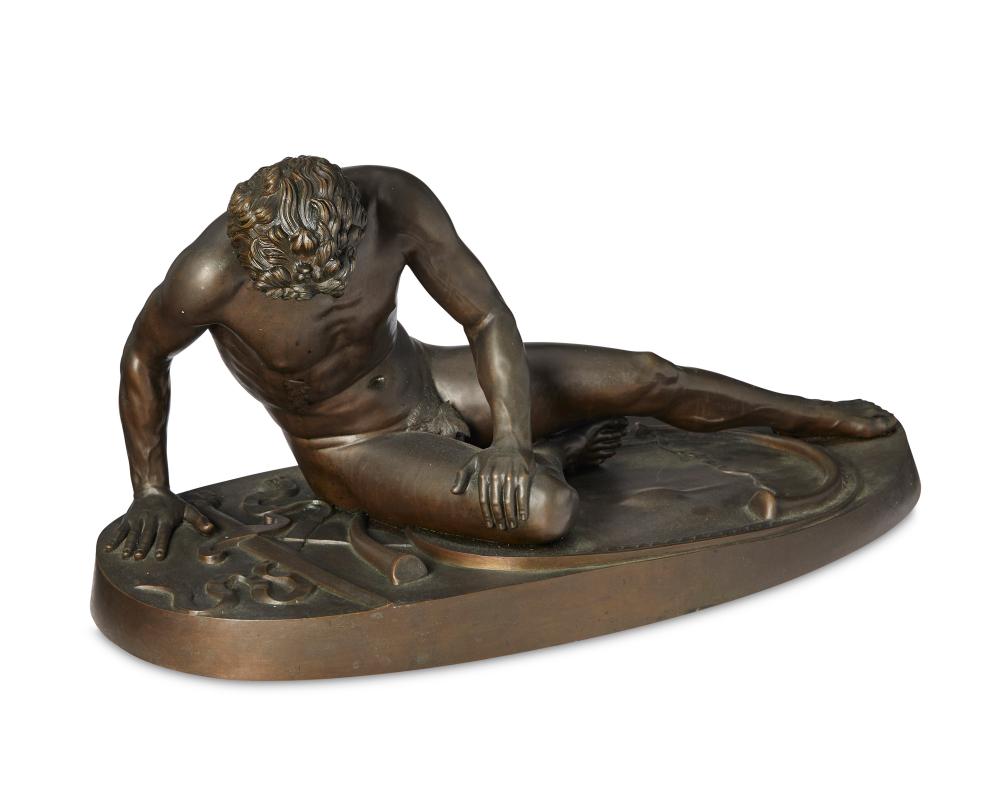 A BRONZE SCULPTURE IN THE MANNER OF