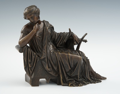 A Bronze Sculpture of a Classical