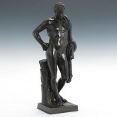 A Bronze Sculpture of Antinous