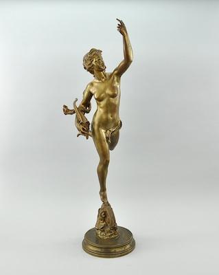 A Bronze Statue of Fortuna After