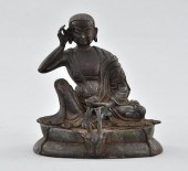 A Bronze Statue of Sitting Bud