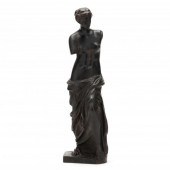 A BRONZE STATUE OF VENUS DE MI