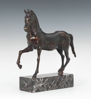 A Bronze Statuette of a Horse