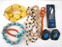 A brooch and matching earrings