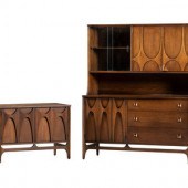 A Broyhill Brasilia Walnut Cre