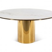 A Brueton Polished Bronze Marb