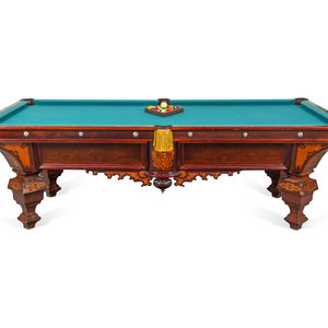 A Brunswick-Balke Inlaid Rosewood