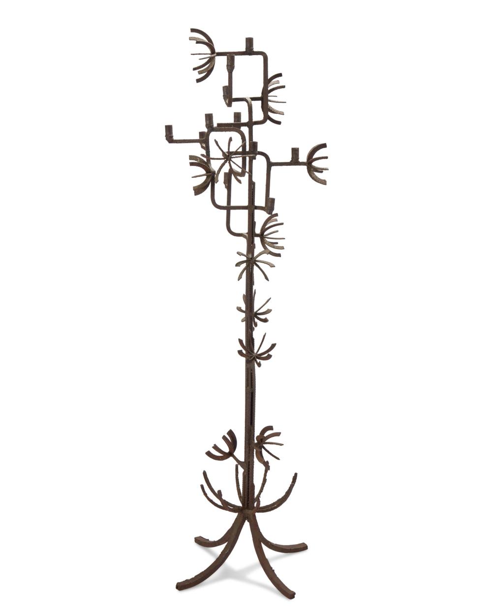 A BRUTALIST-STYLE WROUGHT IRON