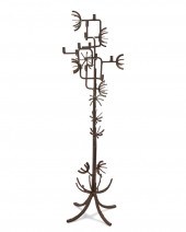 A BRUTALIST-STYLE WROUGHT IRON
