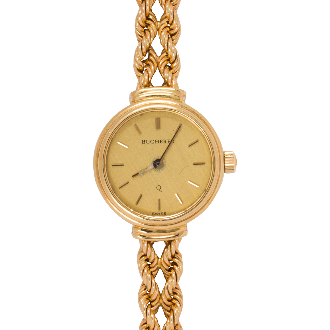 A BUCHERER 18K GOLD WATCH