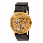 A BUCHERER GOLD-PLATED SKELETO
