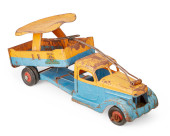 A BUDDY L "RIDER DUMP TRUCK" T